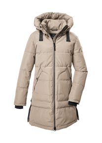 G.I.G.A. by Killtec Steppmantel "GW 18 WMN QLTD PRK", Damen, Gr. 36, beige (hellbeige), Oberstoff: 88% Polyester, 12% Baumwolle, Futter: 100% Polyester (recycelt), Wattierung: 100% Polyester, G.I.G.A. DX BY KILLTEC, M&auml;ntel Steppmantel, Wasserabweisender, winddichter Steppparka mit abnehmbarer Kapuze