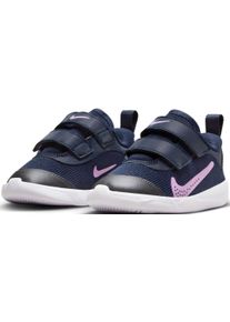 Hallenschuh Nike "Omni Multi-Court (TD)", Jungen, Gr. 21, schwarz (obsidian), Synthetik, Textil, Schuhe Hallenschuh, mit Klettverschl&uuml;ssen, f&uuml;r Kinder