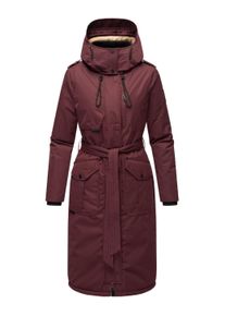 Wintermantel Navahoo "Wintermantel Hokulanii", Damen, Gr. M, rot (wine), Obermaterial: 100% Polyester PES. Obermaterial: Futter: 100% Polyester PES. 100% Polyester PES., M&auml;ntel Wintermantel