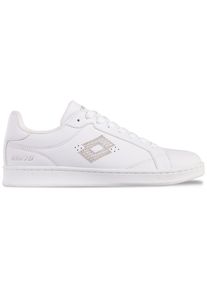 Sneaker Lotto, Damen, Gr. 42, wei&szlig; (wei&szlig;, multi), Synthetik, unifarben, Schuhe Sneaker, - mit edler Logoapplikation