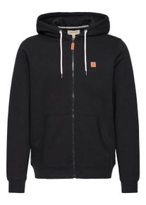 Kapuzensweatjacke Blend "Kapuzenfleecejacke BHPoelle", Herren, Gr. S, schwarz, Obermaterial: 60% Baumwolle CO. 40% Polyester PES., Sweatjacken Kapuzensweatjacke