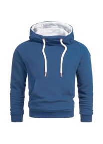 Kapuzenpullover Alessandro Salvarini "Alessandro Salvarini Herren Hoodie AS291", Herren, Gr. S, blau, Obermaterial: 65% Baumwolle CO. 35% Polyester PES., Sweatshirts Kapuzenpullover