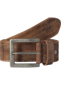 Lederg&uuml;rtel Jan Vanderstorm "Lederg&uuml;rtel NIKKEL", Herren, Gr. 125, braun (hellbraun), Obermaterial: 100% Rindsleder Leather cow., G&uuml;rtel Lederg&uuml;rtel