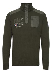 Troyer FQ1924 "Troyer FQErlong", Herren, Gr. XXL, gr&uuml;n (deep depths), Obermaterial: 50% Baumwolle CO. 50% Polyacryl PAN., bedruckt, normal, Pullover Troyer