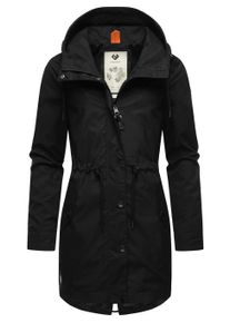 Parka Ragwear "Parka Canny", Damen, Gr. XS, schwarz (schwarz24), Obermaterial: 65% Polyester PES. 35% Baumwolle CO., Jacken Parka