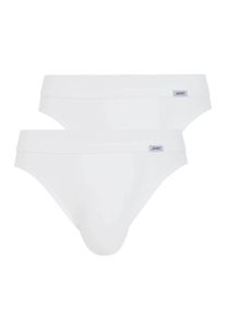 Slip Jockey "Slip Luxury Cotton Brief 2er Pack", Herren, Gr. XXL, wei&szlig;, Obermaterial: 100% Baumwolle CO., Unterhosen Slip