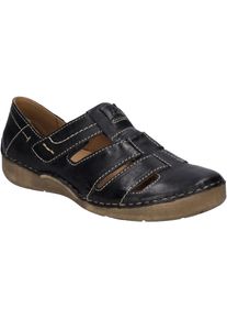 Slipper Josef Seibel "Fergey 59, schwarz", Damen, Gr. 37, schwarz, Obermaterial: 100% Rindsleder Leather cow., Schuhe Slipper