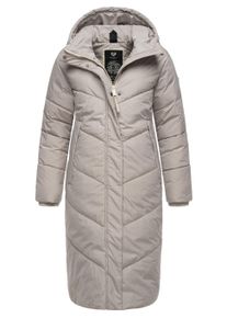 Wintermantel Ragwear "Wintermantel Suminka", Damen, Gr. 3XL, beige (bone), Obermaterial: 100% Polyester PES. Obermaterial: Futter: 100% Polyester PES. 100% Polyester PES., M&auml;ntel Wintermantel
