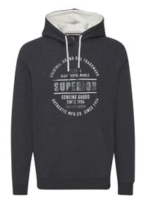 Kapuzenpullover FQ1924 "Hoodie FQThorin", Herren, Gr. S, grau (charcoal mix), Obermaterial: 80% Baumwolle CO. 20% Polyester PES., normal, Pullover Kapuzenpullover