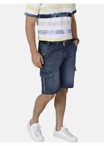 5-Pocket-Hose Babista "Bermuda QUIRETTA", Herren, Gr. 52, N-Gr, blau, Obermaterial: 100% Baumwolle CO., regular fit, Hosen 5-Pocket-Hose