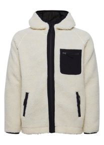 Kapuzenfleecejacke INDICODE "Hoodie IDTrod", Herren, Gr. XXL, wei&szlig; (wei&szlig; asparagus), Obermaterial: 100% Polyester PES., Sweatjacken Kapuzenfleecejacke