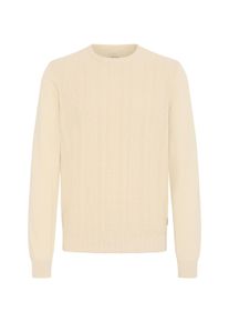 Strickfleece-Pullover Blend "Strickpullover BHBaron", Herren, Gr. 3XL, grau (oyster gray), Obermaterial: 100% Baumwolle CO., Pullover Strickfleece-Pullover