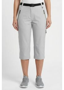 Caprihose Killtec "KOS 240 WMN CPR PNTS", Damen, Gr. 40, N-Gr, hellgrau, Obermaterial: 100% Polyester. Futter: 65% Polyester, 35% Baumwolle, Hosen Caprihose
