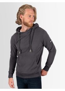 Kapuzenpullover Alessandro Salvarini "Alessandro Salvarini Herren Hoodie AS295", Herren, Gr. S, grau (anthrazit), Obermaterial: 65% Baumwolle CO. 35% Polyester PES., Sweatshirts Kapuzenpullover