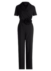 Jumpsuit Vera Mont "Jumpsuit mit G&uuml;rtel", Damen, Gr. 42, EURO, schwarz, Obermaterial: 95% Polyester PES. 5% Elasthan EL., Overalls Jumpsuit