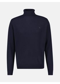 Rollkragenpullover Lerros "Woll-Cashmere-Rollkragenpullover", Damen, Gr. XXL, classic navy, 88% Wolle, 12% Kaschmir, normal, ohne Ausschnitt, Pullover Rollkragenpullover