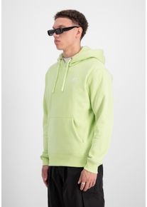 Hoodie Alpha Industries "Basic Hoodie SL", Herren, Gr. 3XL, gr&uuml;n (arctic lime), Obermaterial: 80% Baumwolle, 20% Polyester, regular fit, Sweatshirts Hoodie