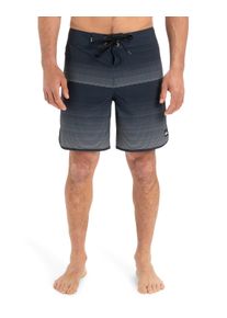 Boardshorts Quiksilver "Surfsilk Scallop 18", Herren, Gr. 28(XS), blau (schwarz navy tijuana), Obermaterial: 88% Microfaser, 12% Elasthan;, Hosen Boardshorts