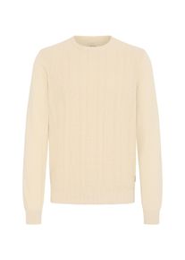 Strickfleece-Pullover Blend "Strickpullover BHBaron", Herren, Gr. L, grau (oyster gray), Obermaterial: 100% Baumwolle CO., Pullover Strickfleece-Pullover