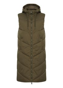 Longweste oxmo "Longweste OXBolyn", Damen, Gr. 38, gr&uuml;n (olive night), Obermaterial: 100% Nylon NY., Westen Longweste