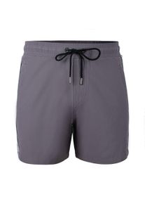 Badeshorts YEAZ "Badeshorts SEABEAT", Herren, Gr. L, US, grau, Obermaterial: 92% Polyester PES. 8% Elasthan EL., Badehosen Badeshorts