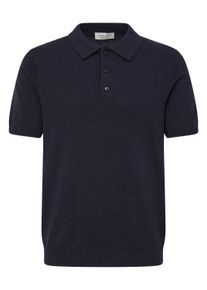 Longsleeve Casual Friday "Strickpullover CFBells", Herren, Gr. L, blau (schwarz navy), Obermaterial: 50% Baumwolle CO. 50% Lyocell CLY., Shirts Longsleeve