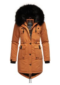 Wintermantel Navahoo "Wintermantel Luluna Prc", Damen, Gr. S, braun (rusty cinnamon), Obermaterial: 100% Polyester PES. Obermaterial: Futter: 100% Polyester PES. 100% Polyester PES., M&auml;ntel Wintermantel