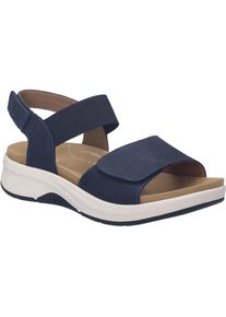 Sandale Josef Seibel "Estelle 13, ocean", Damen, Gr. 36, blau (ocean), Obermaterial: 100% Rindsleder Leather cow., Schuhe Sandale