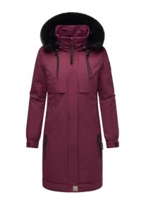 Kurzmantel Navahoo "Kurzmantel Kaltwetterretter 14", Damen, Gr. XL, rot (wine), Obermaterial: 55% Nylon NY. 45% Baumwolle CO. Obermaterial: Futter: 100% Polyester PES. 100% Polyester PES., M&auml;ntel Kurzmantel