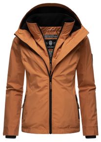Outdoorjacke Marikoo "&Uuml;bergangsjacke Erdbeere", Damen, Gr. M, braun (rusty cinnamon), Obermaterial: 100% Polyester PES. Obermaterial: Futter: 100% Polyester PES. 100% Polyester PES., Jacken Outdoorjacke