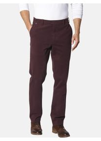 Anzughose Babista "Hose DANOTOSSI", Herren, Gr. 58, N-Gr, rot (dunkelrot), Obermaterial: 96% Baumwolle CO. 4% Elasthan EL., regular fit, Hosen Anzughose