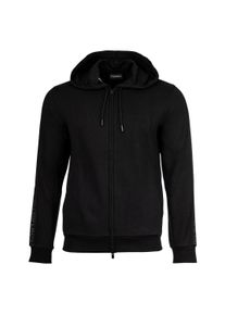Sweatshirt Emporio Armani "Sweatjacke Basic Terry", Herren, Gr. XL, schwarz, Obermaterial: 60% Baumwolle CO. 40% Polyester PES., Sweatshirts Sweatshirt