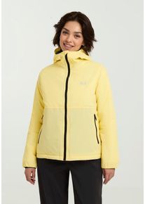Winterjacke Jack Wolfskin "PAMIR JKT W", Damen, Gr. L (42/44), lemonice, Obermaterial: 100% Polyamid. F&uuml;llung: 100% Polyester. Futter: 100% Polyester, Jacken Winterjacke