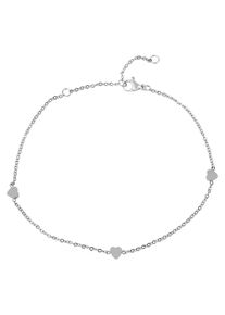 Adelia&acute;s Armband ADELIA&acute;S "Damen Armband &iquest; Herz aus Edelstahl 22 cm" Gr. 22, silber, Armb&auml;nder, Damen, Edelstahl, Armband