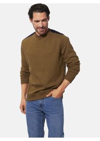Sweatshirt Babista "Sweatshirt TIMARIO", Herren, Gr. S, orange (braun melange), Obermaterial: 52% Baumwolle CO. 48% Polyester COOLMAX PES(Coolmax)., Sweatshirts Sweatshirt