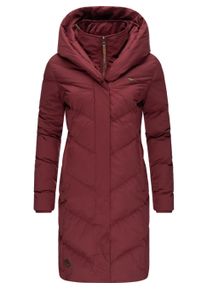 Wintermantel Ragwear "Winterjacke Natalka II Intl.", Damen, Gr. XS, rot (wine rot), Obermaterial: 100% Polyester PES. Obermaterial: Futter: 100% Polyester PES. 100% Polyester PES., M&auml;ntel Wintermantel