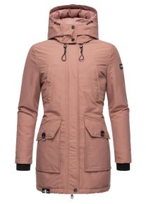 Winterjacke Navahoo "Winterjacke Blizzardstorm", Damen, Gr. XS, rot (terracotta), Obermaterial: 70% Baumwolle CO. 30% Nylon NY. Obermaterial: Futter: 100% Polyester PES. 100% Polyester PES., Jacken Winterjacke
