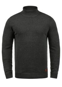 Rollkragenpullover Blend "Rollkragenpullover BHLatif", Herren, Gr. XL, grau (charcoal), Obermaterial: 50% Baumwolle CO. 50% Polyacryl PAN., Pullover Rollkragenpullover