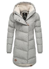 Wintermantel Ragwear "Wintermantel Pavla", Damen, Gr. S, grau (zinc24), Obermaterial: 100% Polyester PES. Obermaterial: Futter: 100% Polyester PES. 100% Polyester PES., M&auml;ntel Wintermantel
