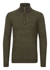 Troyer INDICODE "Troyer IDValero", Herren, Gr. XXL, gr&uuml;n (army), Obermaterial: 100% Baumwolle CO., gemustert, normal, Rundhals, Pullover Troyer