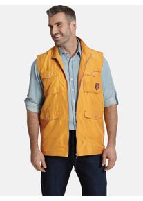 Funktionsweste CHARLES COLBY "Weste SIR BAYAN", Herren, Gr. 72, gelb, Obermaterial: 100% Polyester COOLMAX PES(Coolmax)., Westen Funktionsweste