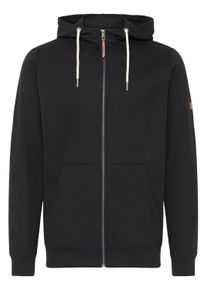 !Solid Kapuzensweatjacke SOLID "Kapuzenfleecejacke SDSIMA", Herren, Gr. XL, schwarz (true schwarz), Obermaterial: 65% Polyester PES. 35% Baumwolle CO., Sweatjacken Kapuzensweatjacke