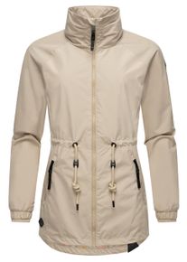 Outdoorjacke Ragwear "&Uuml;bergangsjacke Tacy", Damen, Gr. 6XL, beige (sand), Obermaterial: 100% Polyester PES. Obermaterial: Futter: 100% Polyester PES., Jacken Outdoorjacke