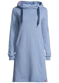 Midikleid SALZHAUT "Knielanges Kleid (Midi) M&Ouml;&Ouml;V", Damen, Gr. M, EURO, blau (ice blau), Obermaterial: 65% Baumwolle CO. 35% Polyester PES., Kleider Midikleid