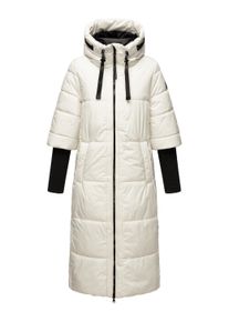 Steppmantel Navahoo "Steppmantel Ciao Miau XIV", Damen, Gr. XXL, wei&szlig; (sanftes wei&szlig;), Obermaterial: 100% Polyester PES. Obermaterial: Futter: 100% Polyester PES. 100% Polyester PES., M&auml;ntel Steppmantel