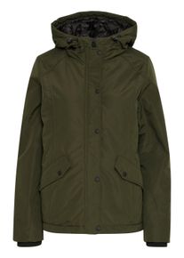 Outdoorjacke oxmo "Outdoorjacke OXTAMILIA", Damen, Gr. XL, gr&uuml;n (rosin), Obermaterial: 100% Polyester PES., regular fit kurz, Jacken Outdoorjacke