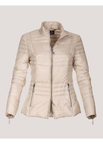 Madeleine Mode Steppjacke MADELEINE "Steppjacke Leichte Steppjacke mit Stehkragen", Damen, Gr. 42, beige (berber), Obermaterial: 100% Polyamid PA., Modern, normal, Jacken Steppjacke