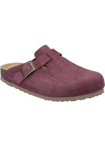 Clog Josef Seibel "Hermine 04, berry", Damen, Gr. 36, rot (berry), Obermaterial: 100% Rindsleder Leather cow., Schuhe Clog