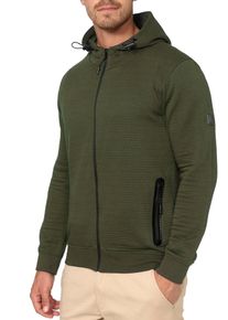 Kapuzensweatshirt INDICODE "Dominon", Herren, Gr. M, gr&uuml;n (army), Sweatware, Obermaterial: 60% Baumwolle, 40% Polyester, unifarben, Rundhals, Sweatshirts Kapuzensweatshirt