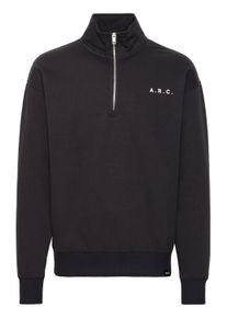 !Solid Troyer SOLID "Troyer SDHANN", Herren, Gr. L, schwarz (true schwarz), Obermaterial: 60% Baumwolle CO. 40% Polyester PES., Pullover Troyer